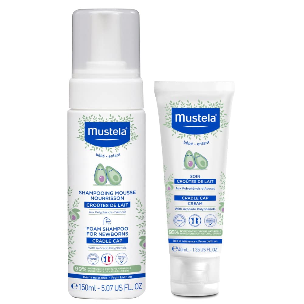 Champú Y Crema Natural Bundle Mustela Baby Cradle Cap