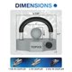 thumbnail image 2 of Candado de Acoplador TOPICK Pack de 2 unidades Universal 1‑7/8"‑2‑5/16", 2 of 5