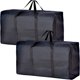 thumbnail image 1 of Bolsas de mudanza Viotry extra grandes de 90 litros con cremalleras y asas (paquete de 2), 1 of 7