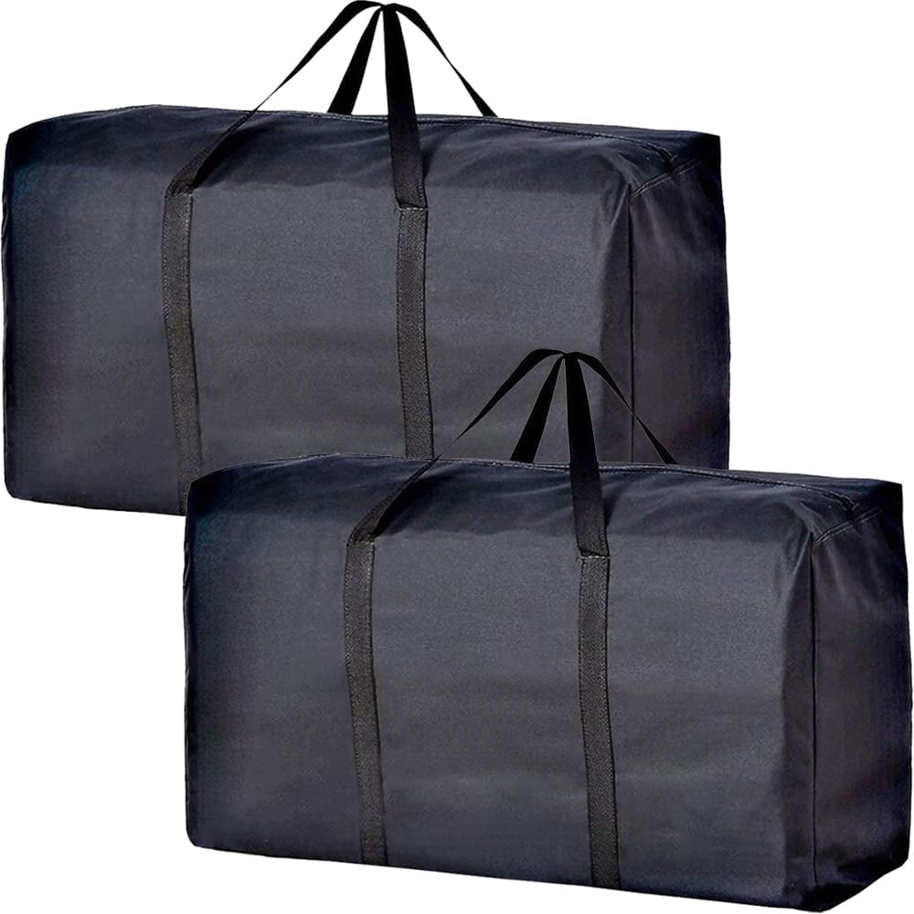 Vioetry - Bolsas De Mudanza Viotry Extra Grandes De 90 Litros Con Cremalleras Y Asas (paquete De 2)
