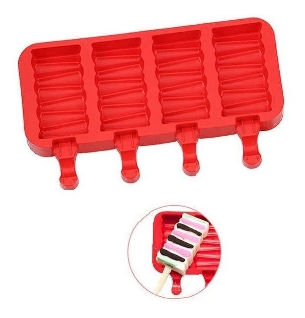 Genérico - Moldes De Silicona Para Helados Molde Paletas Helado Mini