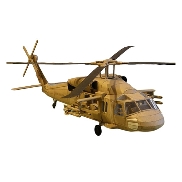 1/33 UH-60 Modelo De Avión Adornos Coleccionables Para Decoración De Estantes