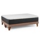 thumbnail image 3 of Cama Europea New Top Colchon Resortes 23 Cm 2 Plazas Base Dividida Tela Velvet Beige, 3 of 8