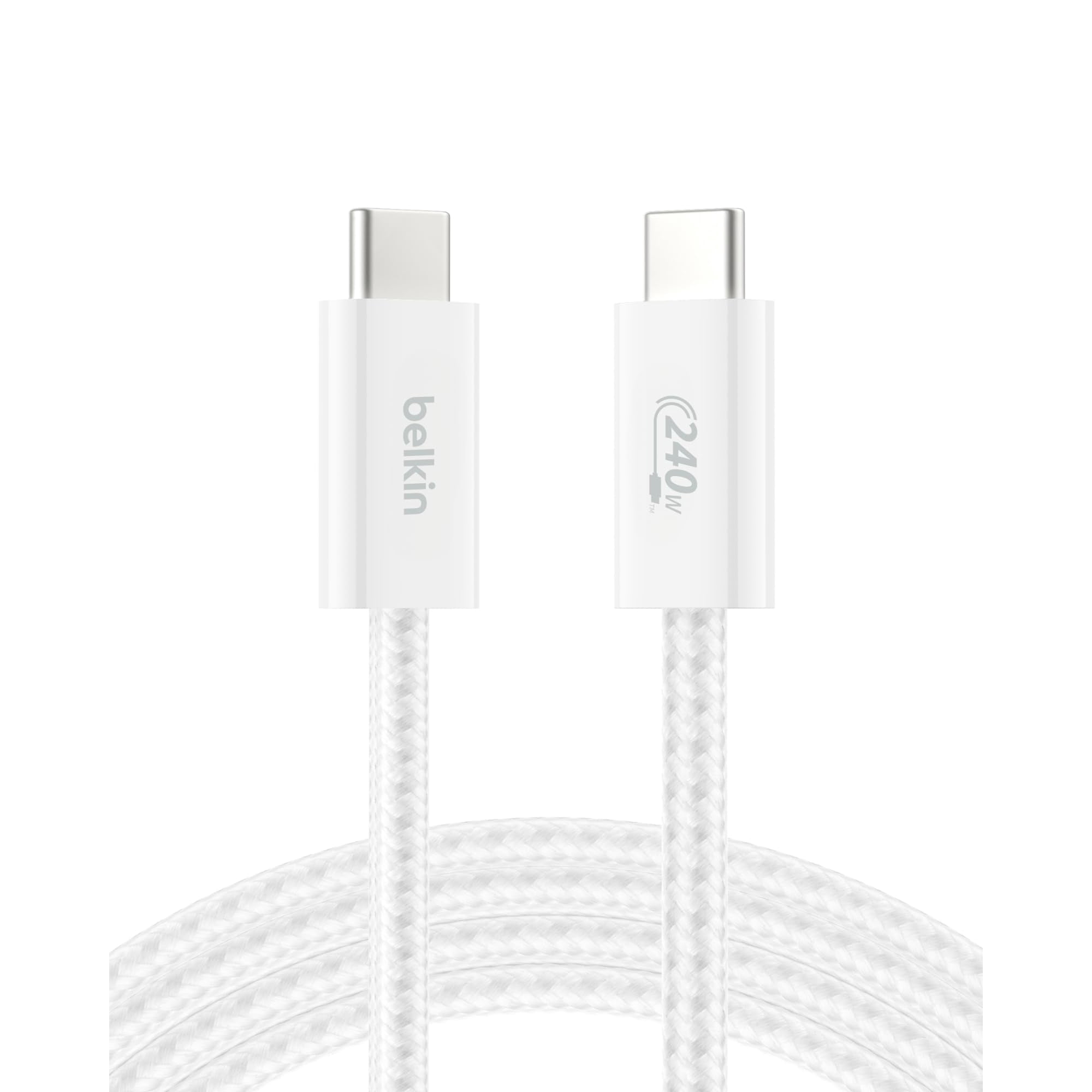 Cable Usb C A Usb C, 2 M, Belkin Boostcharge, 240 W, Blanco
