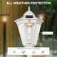 thumbnail image 3 of Lámpara solar Outsunny 77, vintage, impermeable, blanca, 3 of 9