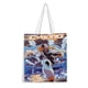 thumbnail image 1 of Cibernético Bolso de tela con estampado de lienzo para mujer, bolsa de compras reutilizable y estética, con cremallera interior, regalo para mujer,40*45cm., 1 of 6