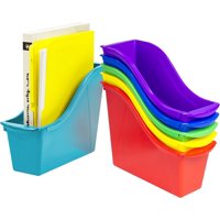 Book Bin Storex 70113U06C, Pequeña, 11.75 X 4.5 X 8.5 Pulgadas, Caja De 6