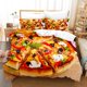 thumbnail image 1 of Gourmet Pizza Bedding Set Bed Set Aldult Kid Bedroom Duvetcover Sets bed sheet set, 1 of 5