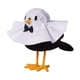thumbnail image 3 of Decoraciones De Halloween Pájaros Juguetes Creativos Hechos A Mano Para Estantes De Ventanas Festival Blanco Y Negro, 3 of 5