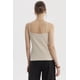 thumbnail image 3 of Polera Peto Mujer Pabilo Escote Con Encaje Beige, 3 of 4
