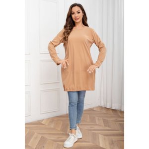 Likeshop - Polera Lisa Mujer Manga Larga Tipo Vestido 2008