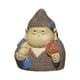 thumbnail image 5 of Mini Figura Budista De Arcilla De Cerámica, Escultura Artesanal Para Decoración De Escritorio, Ji Gong, 5 of 5