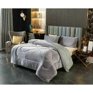 Genérico - Cobertor Chiporro 2 Plazas Plush Color Gris