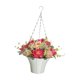 thumbnail image 3 of Flores Colgantes Artificiales Con Maceta De Cadena De Cesta Para Terraza, Patio Al Aire Libre, Estilo E, 3 of 5