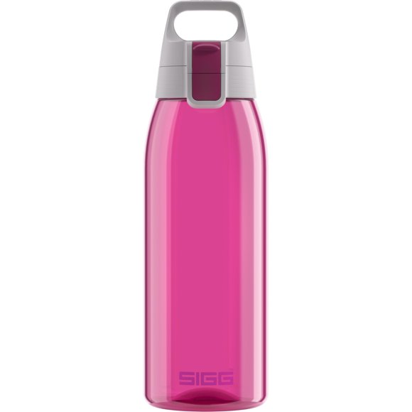 Botella de agua Sigg Tritan 1 L a prueba de fugas, libre de BPA, Berry