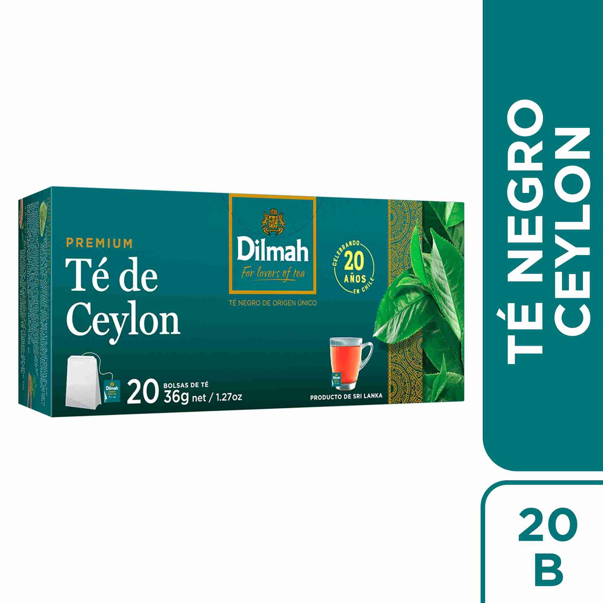 Té Ceylán Premium Caja 20 un Dilmah
