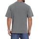 thumbnail image 3 of INSPIRE CHIC Camisetas sólidas de manga corta con cuello redondo retro desgastado para hombre 2XL Gris, 3 of 5
