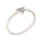 thumbnail image 1 of Anillo Lupine para mujer de Sole du Soleil, chapado en oro blanco de 18k, 1 of 4