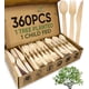 thumbnail image 1 of Juego de cubiertos EcoPreps de madera 100% compostable, 360 piezas, 1 of 8