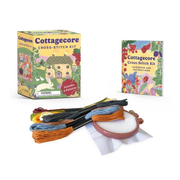 Kit de punto de cruz RP Minis Cottagecore 4 Patterns