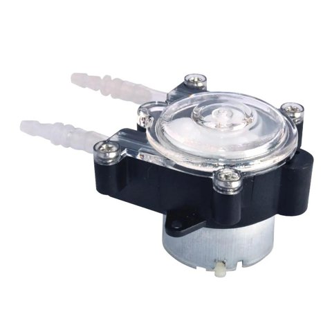 Magideal - Bomba Peristáltica Mini Bomba Micro Líquida Bomba Eléctrica Autocebante Silenciosa Control De Caudal Preciso Estructura Metálica Resistente Adecuada 12 V 27 A 82 Ml