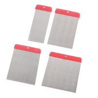 Magideal - Espátula De 4 Piezas, Cuchillo Y Raspador De Pintura, Aplicación De Espátula, Yeso, Cemento, Acero Inoxidable, Reparación De Paredes, Reparación De Pa A