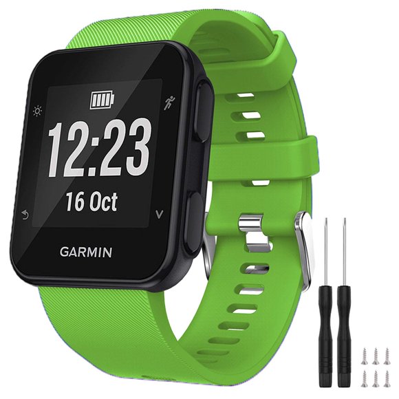 Correa de reloj TopPerfekt para Garmin Forerunner 35, color verde