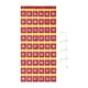thumbnail image 2 of Cuadro De Bolsillo Para Colgar En La Puerta Del Aula, 54 Rejillas, Bolsa De Almacenamiento Para Teléfonos Móviles, Color Rojo, 2 of 3