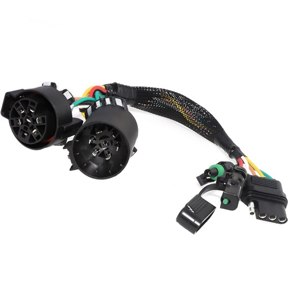 Adaptador MECMO de 7 pines a 4 pines USCAR para cableado de remolque