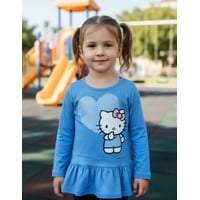 Polera Niña Hello Kitty Turquesa 6