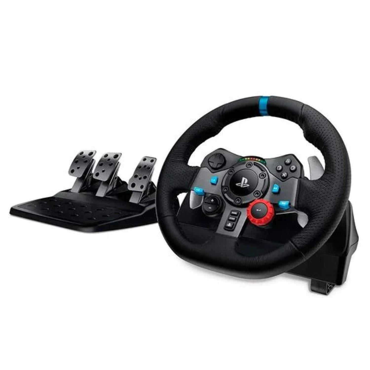 Logitech - Volante Gamer Con Pedales Usb Ps Y Pc Negro G929