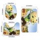 thumbnail image 3 of Juego de 3 Alfombras de Baño de Terciopelo Coral Chicken Little, 3 of 6