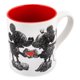 thumbnail image 3 of Taza de café Silver Buffalo Disney Micky Minnie Heart 414ml, 3 of 9