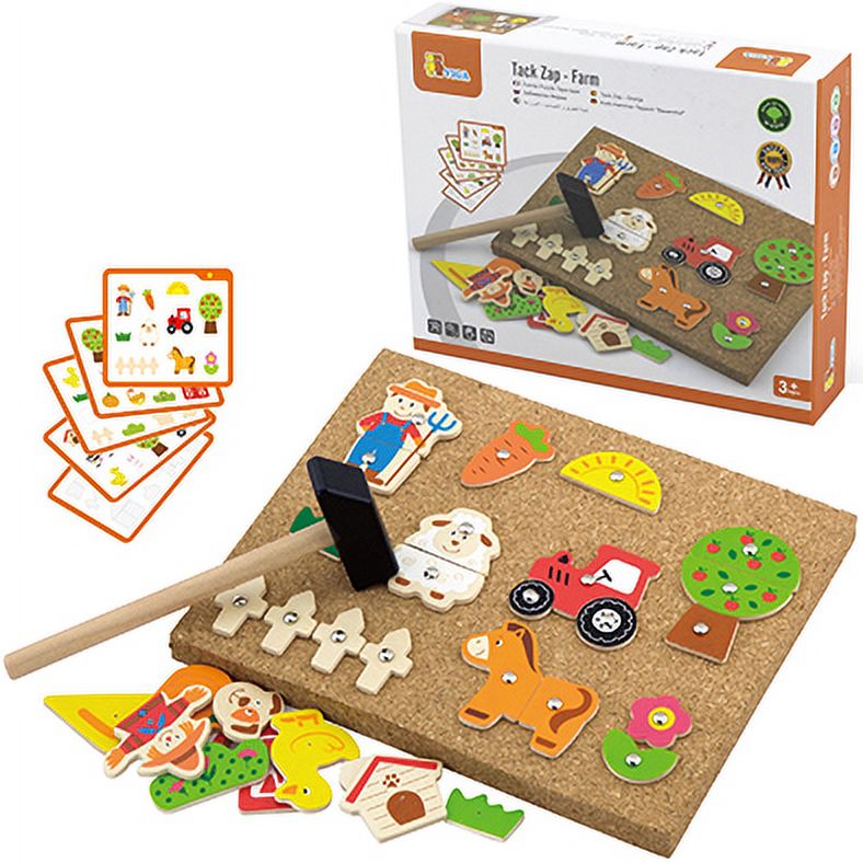 Viga - Juguete Madera Martillar Granja