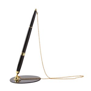 Bothyi - Bolígrafo De Registro Con Soporte Delicado Bolígrafo De Autógrafos Para Oficina De Graduación De Bodas Aureate