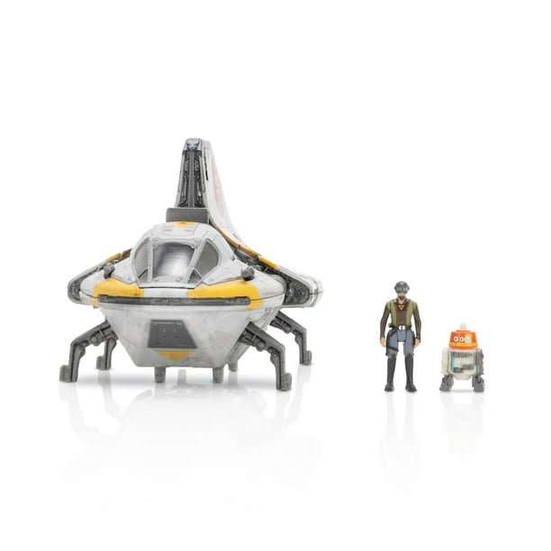 STAR WARS Micro Galaxy Squadron Phantom II: vehículo de 5 pulgadas con dos accesorios para microfigu