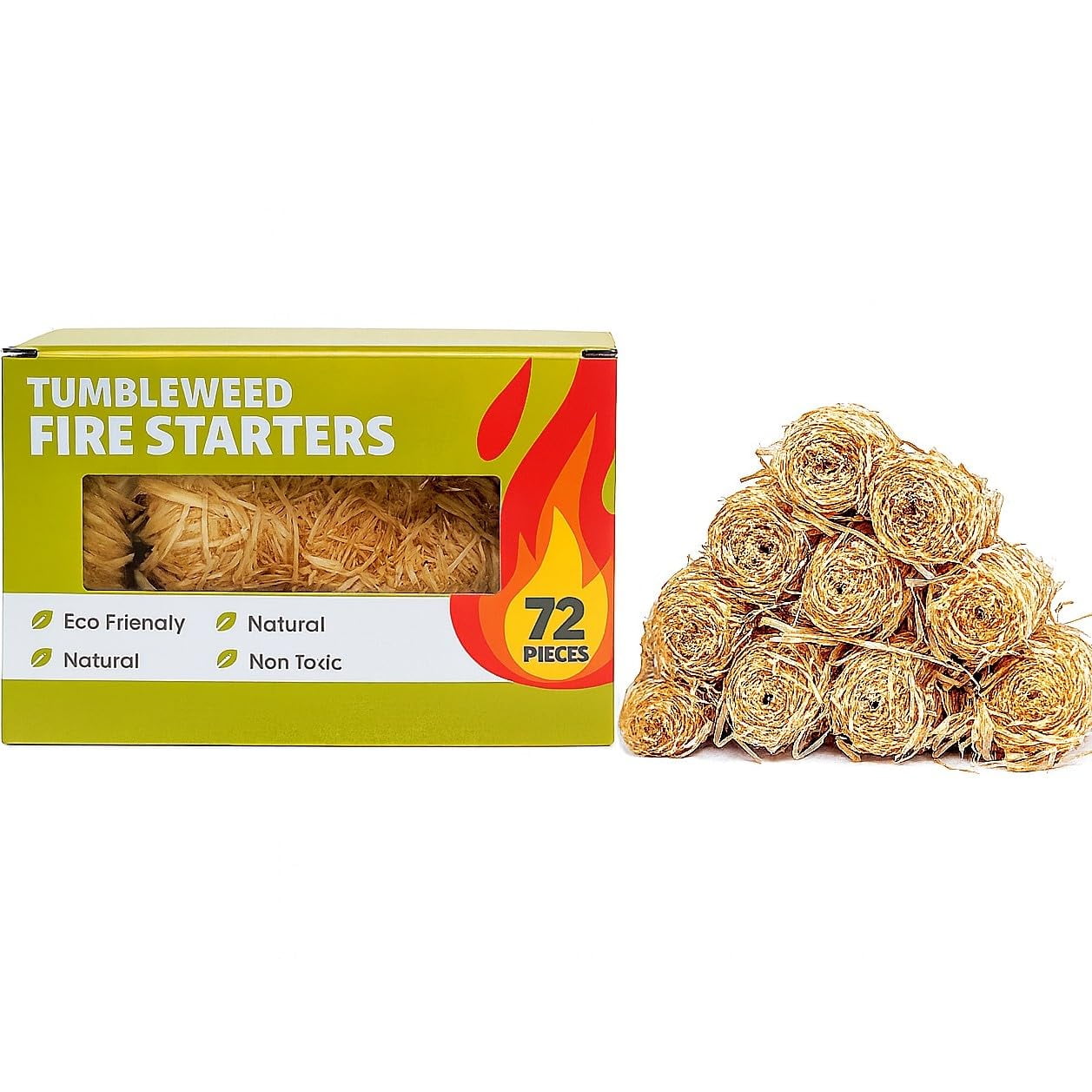 Tumbleweed Firestarters - Encendedores De Fuego Tumbleweed 72 Ecológicos E Impermeables