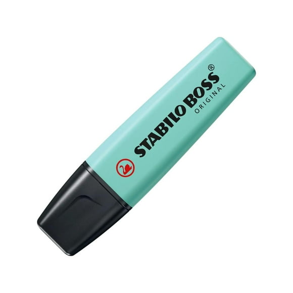 Destacador Stabilo Boss 2mm/5mm azul cielo