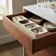 thumbnail image 2 of Organizador De Cubiertos Compacto Para Gavetas Beige Plástico, 2 of 8