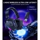 thumbnail image 3 of Auriculares inalámbricos para juegos Vakedy para PS5, PS4, PC con micrófono 50H Bat, 3 of 8