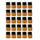 thumbnail image 2 of 25x Mini Botellas Líquidas Tubos Marrones Viaje A Prueba De Fugas Para Perfume 1ml Tapón Combinado, 2 of 5