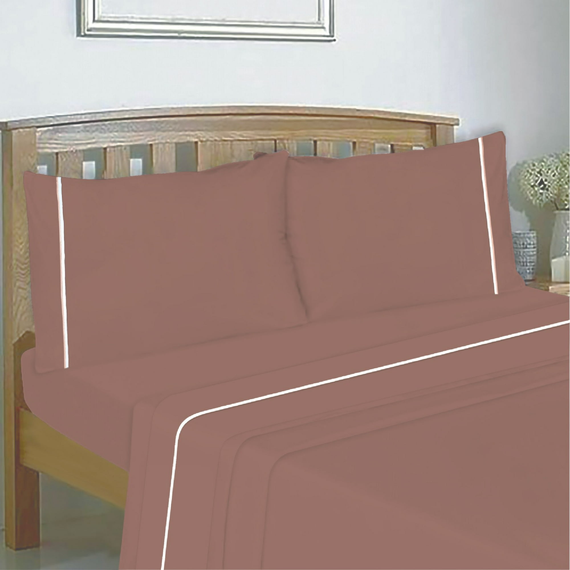 Chantilly - Sabanas 144h Lisas King Rosa Viejo