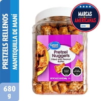 Pretzels Rellenos Con Mantequilla Maní 680 G Great Value
