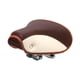 thumbnail image 5 of Sillín de Bicicleta Vintage, Asiento de Bicicleta Clásico con Absorción de Impacto, Remache Retro, Cojín de Resorte, Sillín de Bicicleta para Biciclet Marrón, 5 of 5