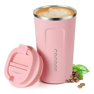 Genérico - Termo Mug Café 380Ml Acero Inoxidable Portátil Rosa
