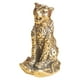 thumbnail image 3 of Estatua De Leopardo De Latón De Colecciones De Adornos De Leopardo Para Balcón De Mesa De Hotel, 3 of 3