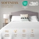 thumbnail image 3 of SUPREME ELEGANCE Juego de sábanas jersey de 4 piezas para cama Full, blanco, 3 of 3