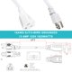 thumbnail image 4 of Cable de alimentación SPARKING 30 cm 16AWG 3 clavijas blanco, 4 of 8