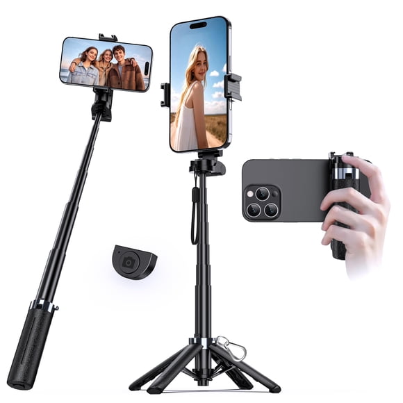 Trípode palo selfie UBeesize Mini con control remoto para iPhone/Android