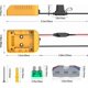 thumbnail image 4 of Paquete de 2 para Adaptador de Rueda de Potencia Compatible con Kit Convertidor de Batería Dewalt 20V con Interruptor y Fusible y Terminales de Cable y Cable 12 AWG para Juguetes de Auto RC DIY Ro..., 4 of 7